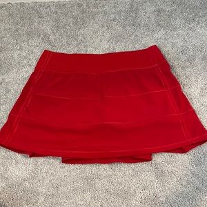 Lululemon Pace Rival Skirt - Red Size 6